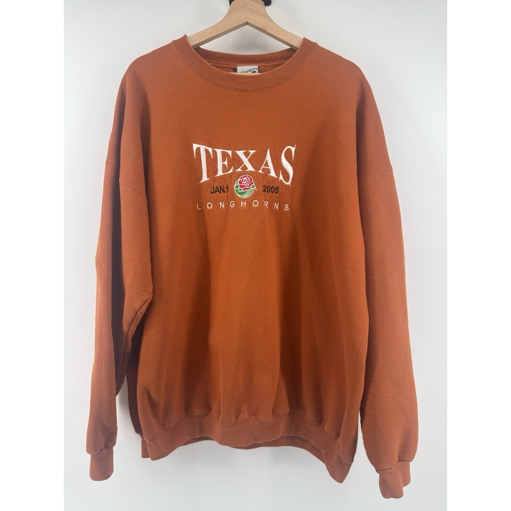 Texas Longhorns 2005 Rose Bowl Crewneck Size Xl